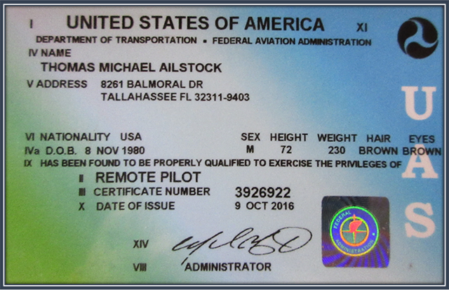faa drone pilot license