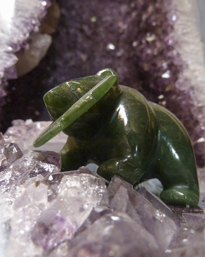 jade amethyst rocks crystals